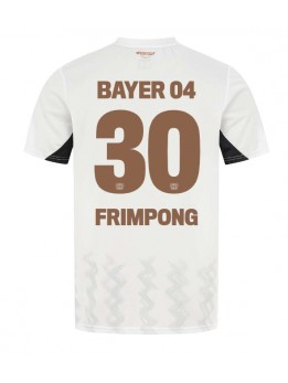 Bayer Leverkusen Jeremie Frimpong #30 Gostujuci Dres 2024-25 Kratak Rukavima